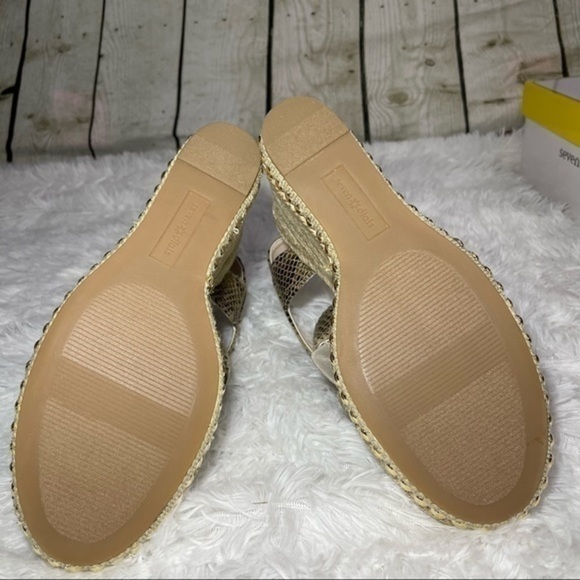 SEVEN DIALS Snake Embossed Somerset Espadrille 8.5 - Picture 15 of 16